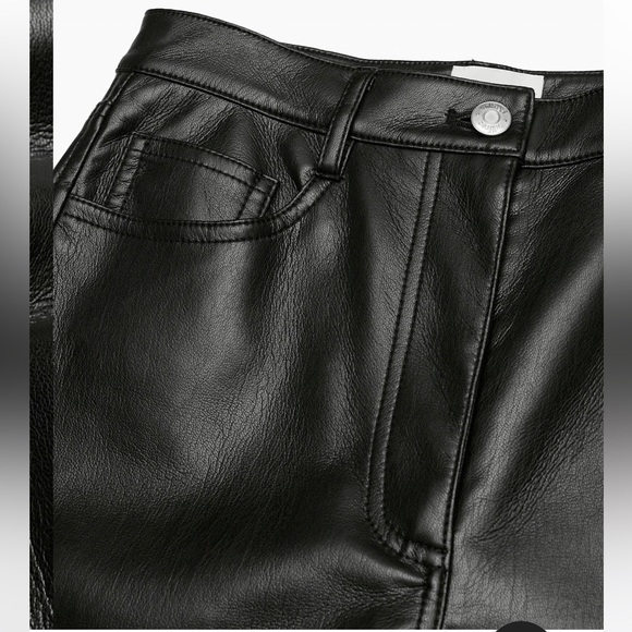 Wilfred Aritzia Black Leather Pants - Picture 5 of 6